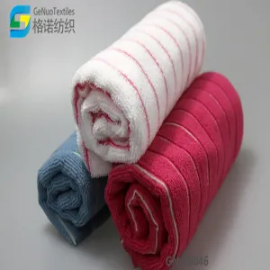 Polyester Cotton Striped Tea Towel
