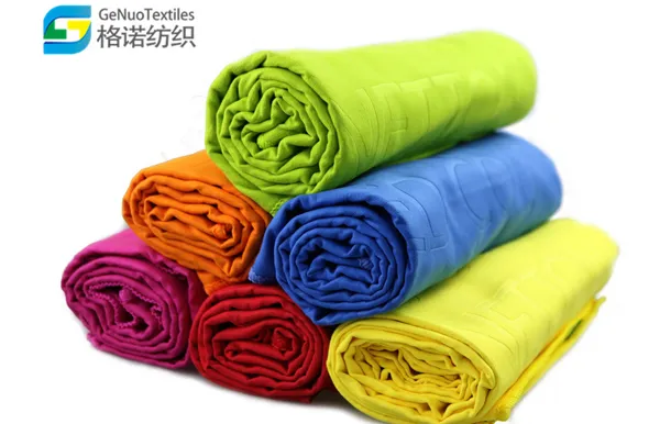 Double-sided Fleece Embossed Sports Towel