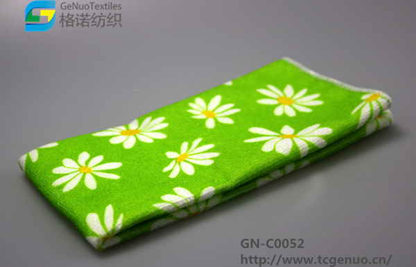 Daisy Print Tea Towel