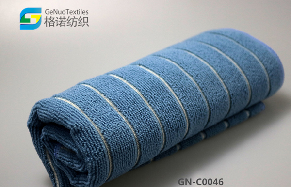 Polyester Cotton Striped Tea Towel