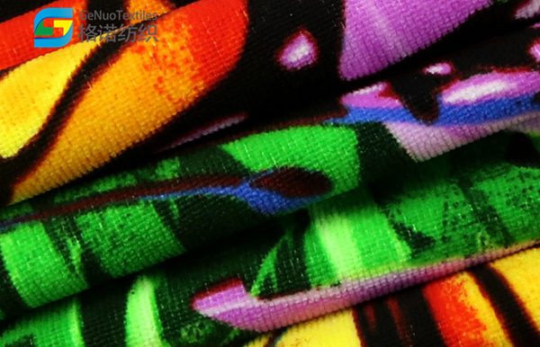 Lightweight Natural Edge Printed Microfiber Beach Towel