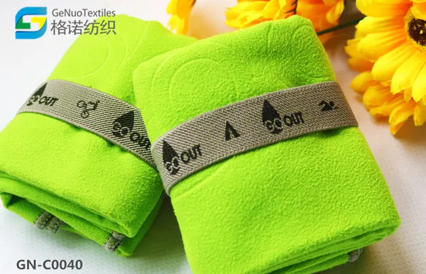 Double-sided Fleece Elastic Band Sports Towel