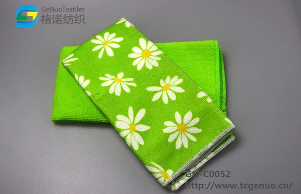 Daisy Print Tea Towel