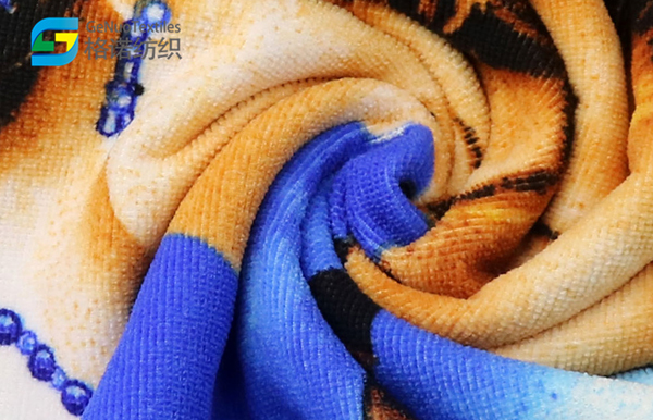 Natural Edge Printed Beach Towel