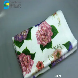 Large Tea Towel with a Printed Pattern