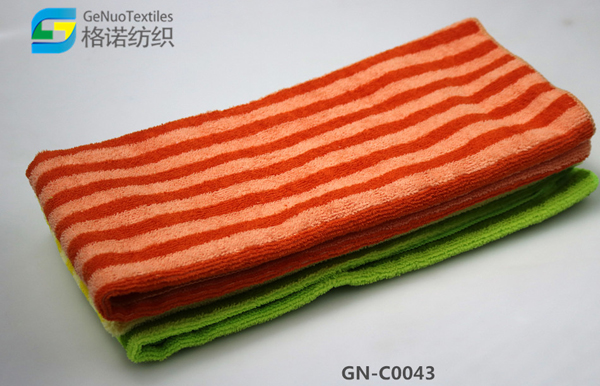 All-polyester Cationic Striped Tea Towel