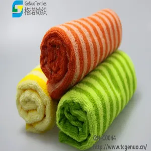 All-polyester Cationic Striped Tea Towel