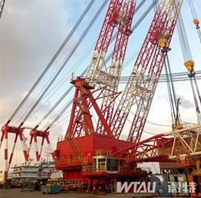 3600T Floating Crane with WTAU load moment indicator system