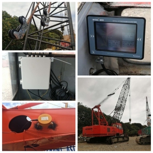 80t hitachi kh 300 crawler crane safe load moment indicator system for Philippines customer