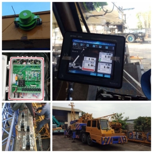 Sistema indicador automático de carga segura WTL-A700 en grúa hidráulica para equipos de construcción de Indonesia