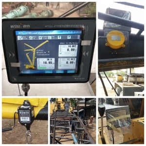 Sumitomo LSI18 RM  50t Crawler crane load moment indicator system for Indonesia APP paper mill