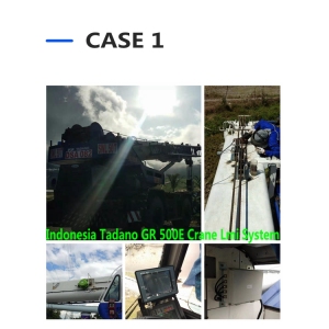 La grúa telescópica Tadano GR500E 50t utiliza el sistema indicador de carga segura WTL-A700 para el propietario de una grúa indonesia