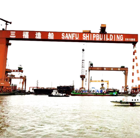 Le système de surveillance de la sécurité de levage Weite prend en charge le chantier naval de Taizhou Sanfu