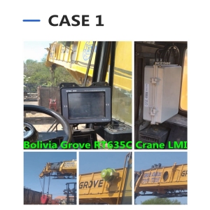 35t Grove RT635C Crane Load Moment Indicator System لعملاء بوليفيا في أمريكا الجنوبية