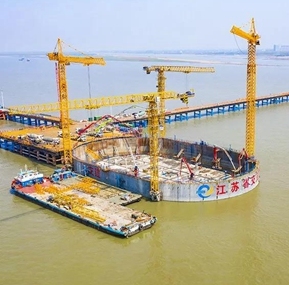 El sistema de monitoreo de seguridad de grúas Weite acompañó una vez más la construcción del puente sobre el río Changtai Yangtze