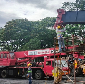  New installation work of WTL-A700 safe load indicator system by our philippines' partner.