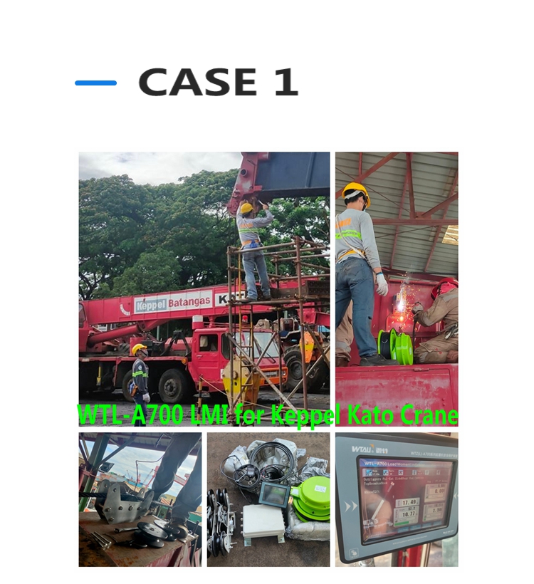 Система индикации безопасной нагрузки WTL - A700 была установлена нашими филиппинскими партнерами для Gibao.