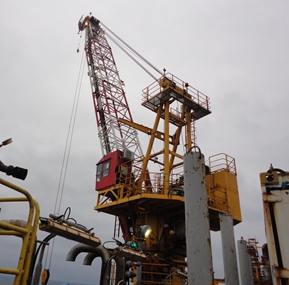 WT-W650V3 Crane LMI Load Monitoring System Installation and Calibration on offshore platforms