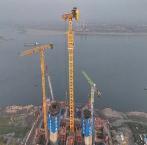 Application de câbles en acier Weite sur le pont du fleuve Guanyinsi Yangtze sur l'autoroute Wusong en ligne