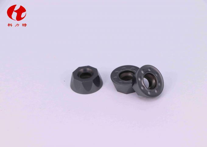 PVD Coated CNC Milling Cutting Tools RPMT1204MO-K Stable Working Performance