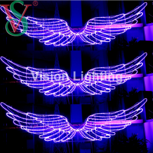 Christmas decoration waterproof IP65 High quality LED DMX512 Smart Wing light for Outdoor use 