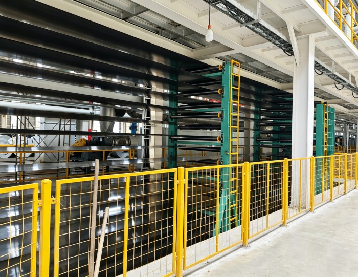 Jiade full continuous tension leveling line whole workshop layout