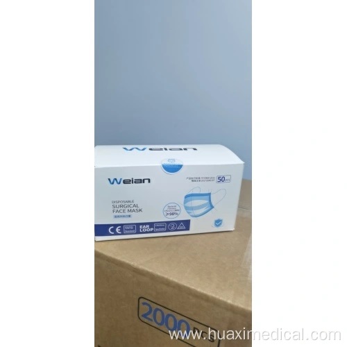 Disposable Earloop Surgical Face Mask Disposable Earloop Surgical Face Mask