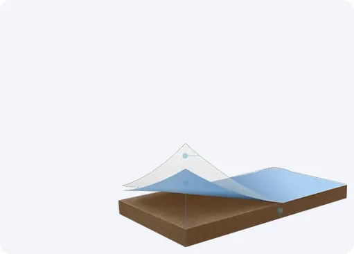 Anti-fingerprint hpl laminate