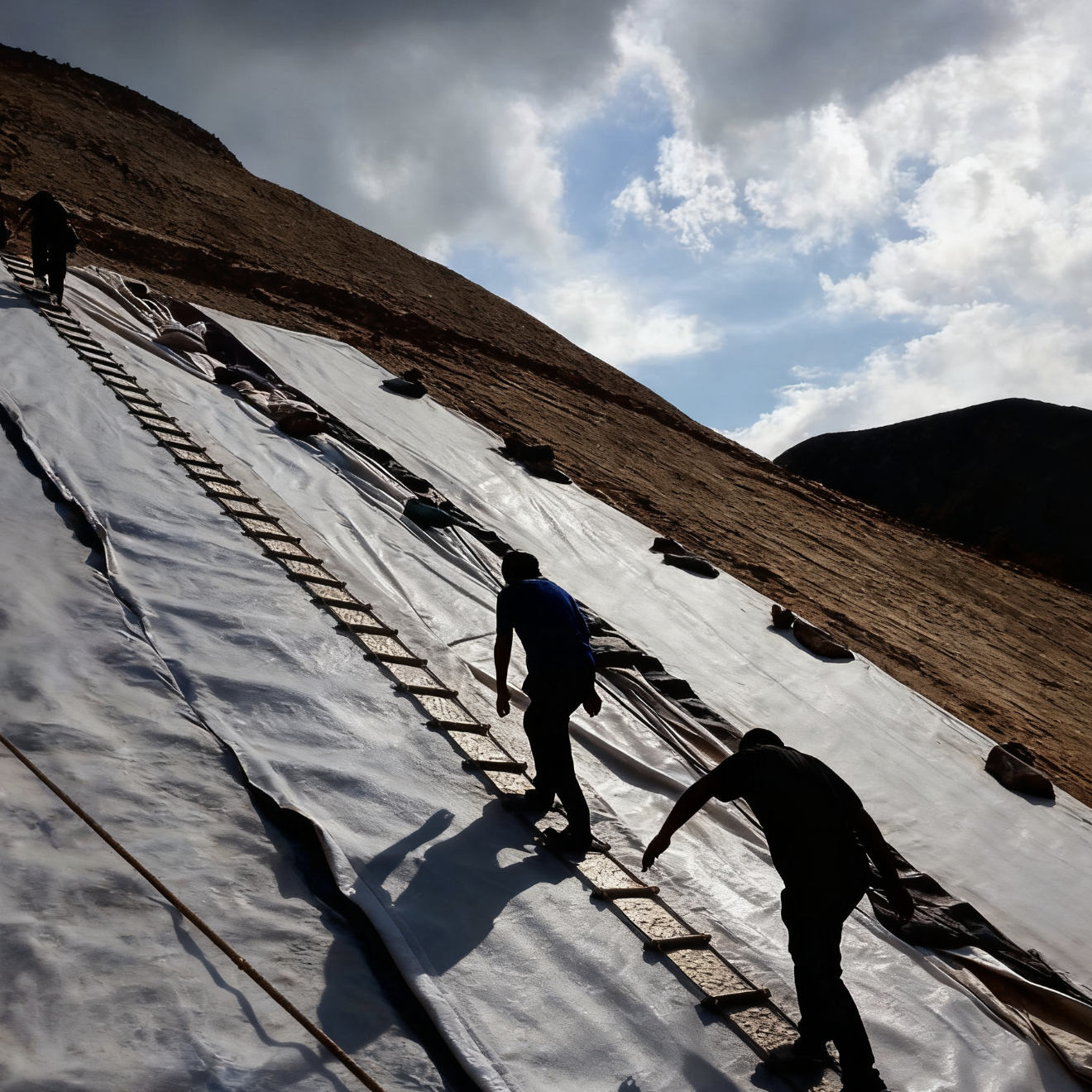 Road Construction Concrete Canvas for Quick Pavement Repair