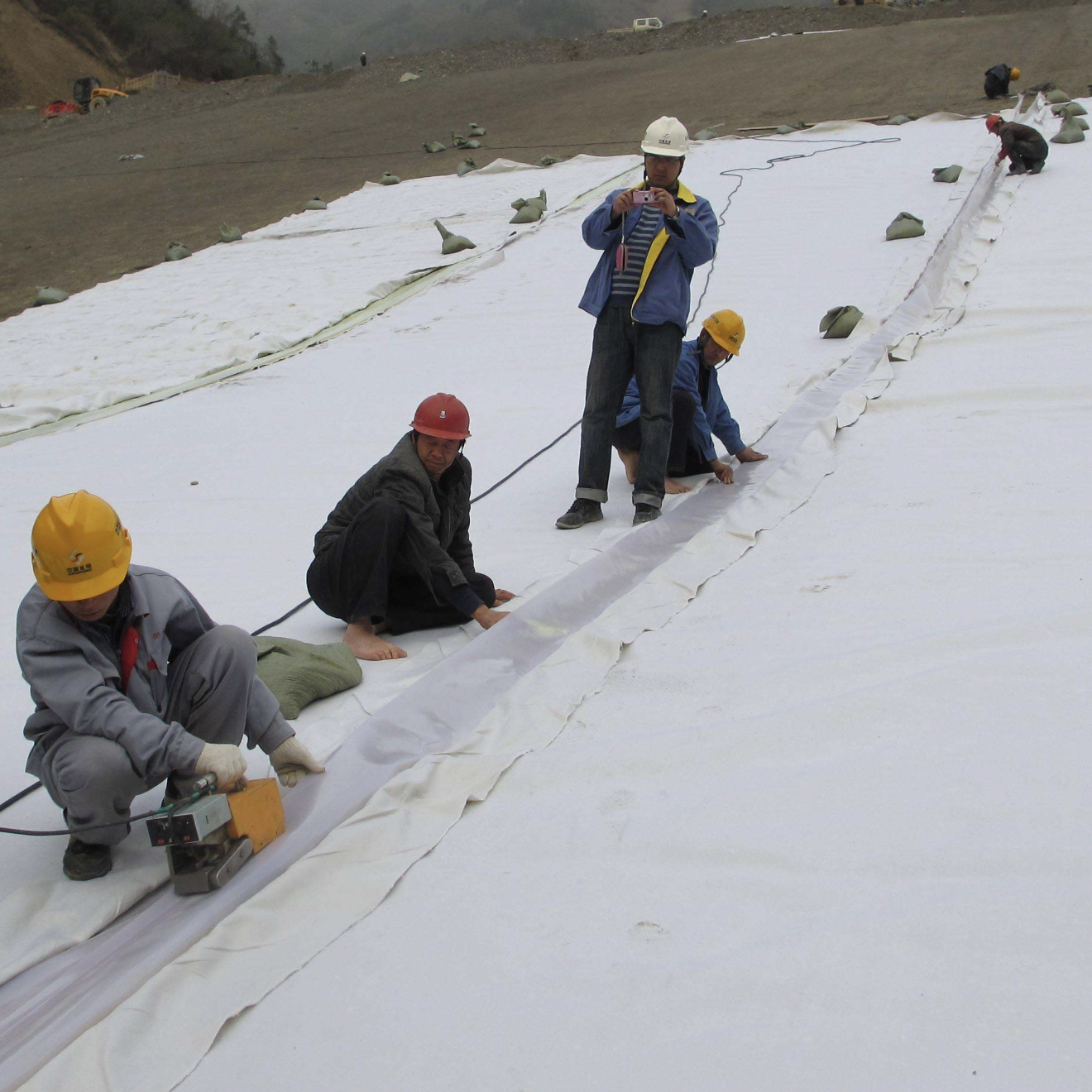 Mining Composite Geomembrane for Heap Leaching Operations