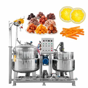 Industrial Automatic Electric Vacuum Jacketed Cooking Kettle
