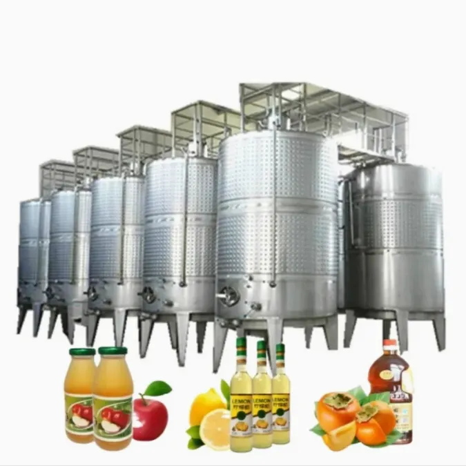 High Quality Cashew Apple Juice Vinegar Production Line Pineapple Wine Processing Machine Apple Cider Making Equipment