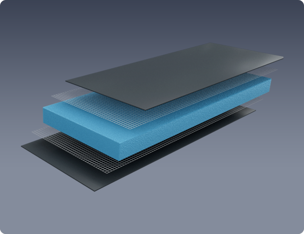 Multifunctional waterproof backing board Multifunctional waterproof backing board