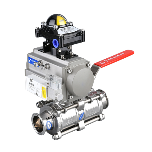 Hand-integrated double-interlocking bleed ball valve Hand-integrated double-interlocking bleed ball valve