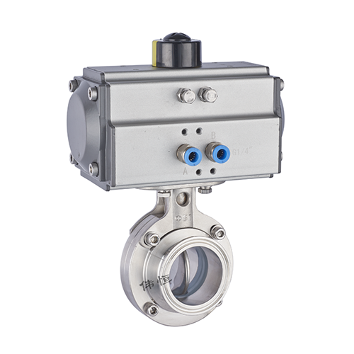 Pneumatic quick-release butterfly valve Pneumatic quick-release butterfly valve
