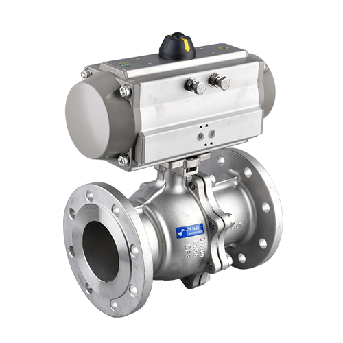 Fine chemical pneumatic flange ball valve Fine chemical pneumatic flange ball valve