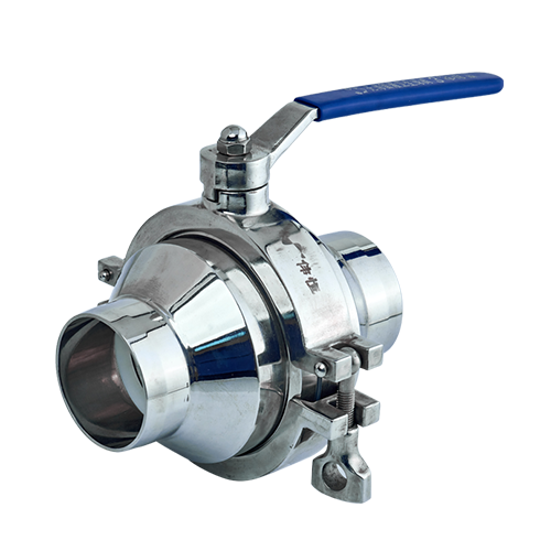 Sanitary clamp model non-retention welded ball valve Sanitary clamp model non-retention welded ball valve