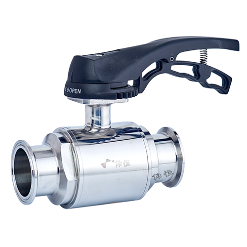 Sanitary plastic duckbill multi-position pass-through ball valve Sanitary plastic duckbill multi-position pass-through ball valve