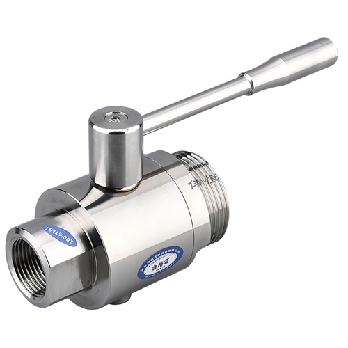 Sanitary two-piece internal and external thread forged fixed ball valve Thread forged ball valve Sanitary two-piece internal and external thread forged fixed ball valve Thread forged ball valve