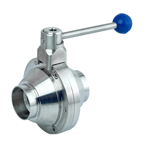 Sanitary tie rod type butterfly welded ball valve Sanitary tie rod type butterfly welded ball valve