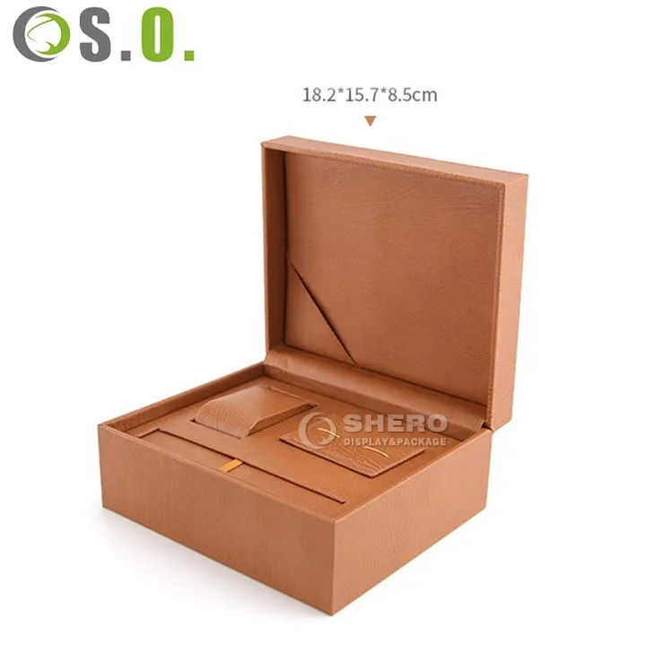 Factory Wholesale Pu Wooden Watch Package Man&Women Watch Storage Boxes With Logo