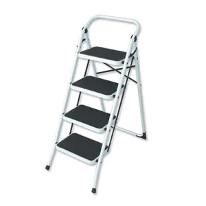Steel folding ladder strong steel frame for long use home helper CQX504