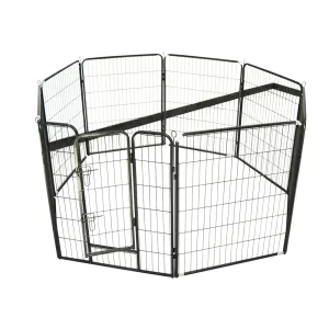 Pet fence for outdoor yard protection