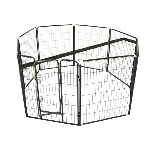 Pet fence for outdoor yard protection