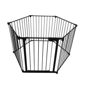 Pet fence for secure pet play and rest area