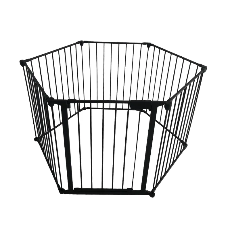 Pet fence for secure pet play and rest area