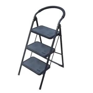 Steel folding ladder easy open and close folding system CQX603