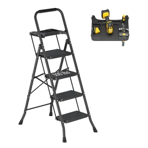 5 Step Household Folding Ladder