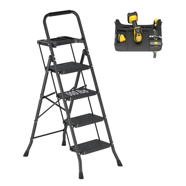5 Step Household Folding Ladder
