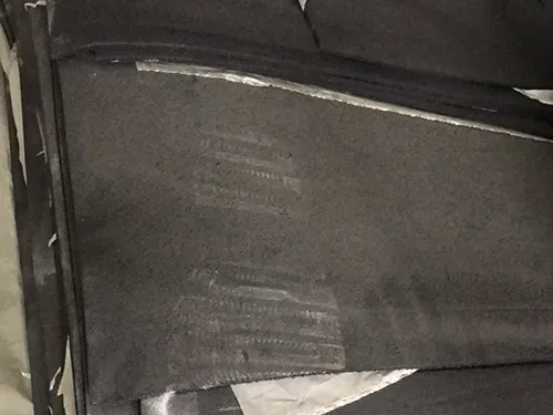 Filme bruto de borracha industrial